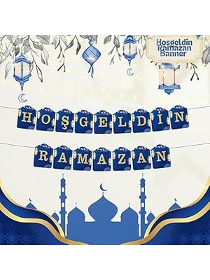 Nacario "hoş Geldin Ramazan" Dekorlu Süsü, Ramazan Süsleri, Ramazan Tavan Süsü
