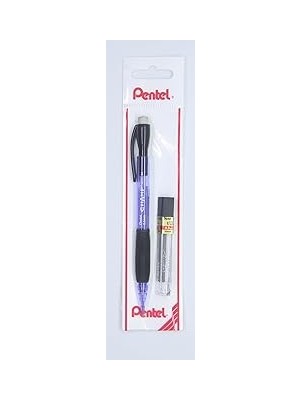 Nacario Pentel 0.5 mm Kauçuk Tutaçlı Versatil - Champ + Yedek Uç Mor