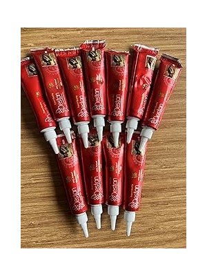 Nacario 12 Adet Kırmızı Renk Destan Hint Kınası Yeni Tarihli