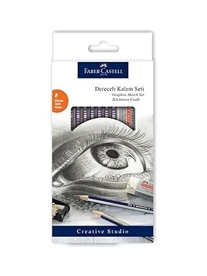Nacario Faber-Castell Goldfaber Dereceli Kalem Çizim Seti,