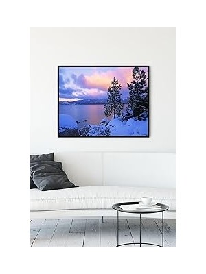 Nacario Postermanya (PSTER12309) Kış Kar Manzara Çerçeveli Tablo (21X30CM)