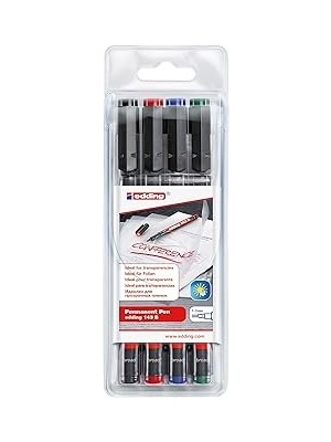 Nacario Edding 4 143 4 Ohp-Marker 143 B, Kalıcı, 1 3 Mm, Çeşitli