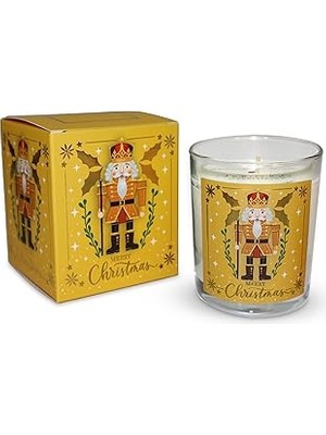 Nacario Charm Lab Candle – Kurşun Asker (Nutcracker) Tasarımlı Mum, Sarı Renk Temalı, 135 G Doğal Bio Balmu
