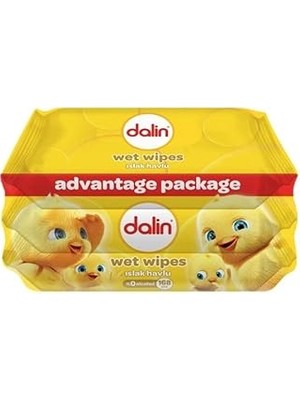 Nacario Dalin Islak Havlu 3'lü Paket - 56 Adet x 3