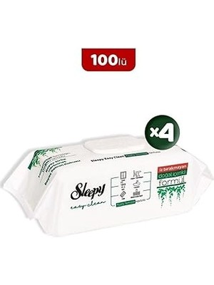 Nacario Sleepy Easy Clean Yüzey Temizlik Havlusu 100' Lü x 4