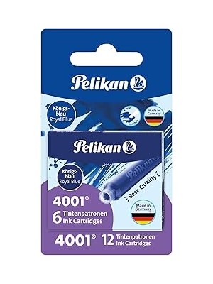 Nacario Pelikan STANDART-4001 Mürekkep Kartuşları, 2 Kılıf, Blistervperackung