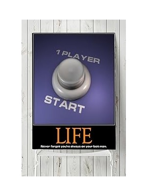 Nacario Postermanya (PSTER6073) Life Game Motivasyon Posteri (40X60CM)