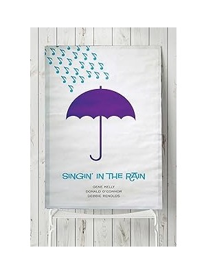 Nacario Postermanya (PSTER8373) Singin In The Rain Film Afişi Poster 5 (70X100CM)
