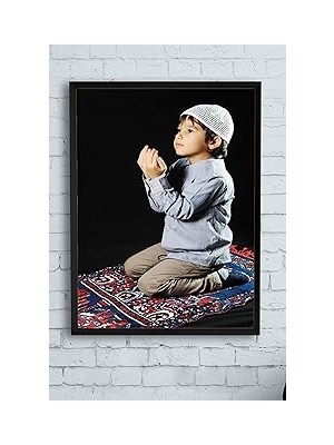 Nacario Postermanya (PSTER10845) Dua Eden Çocuk Çerçeveli Tablo (50X70CM)