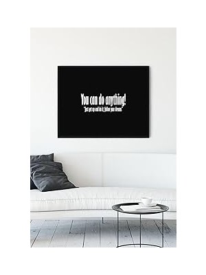 Nacario Postermanya (PSTER12433) Yapabilirsin - You Can Do Anything Girişimcilik Çerçeveli Tablo (40X50CM)