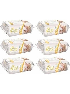 Nacario Sleepy Islak Havlu 90 Yaprak 6'lı Set