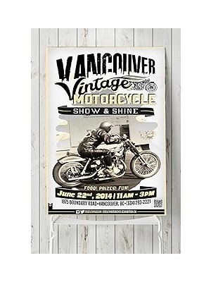 Nacario Postermanya (PSTER9364) Motorbike Motorsiklet Posteri (70X100CM)