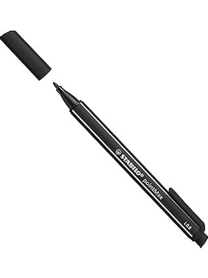 Nacario Stabilo Pointmax - Keçe Uçlu Kalem - Siyah