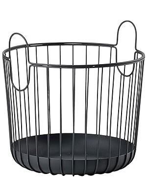 Nacario Zone Denmark Inu Sepet, Metal, Siyah, 30 cm