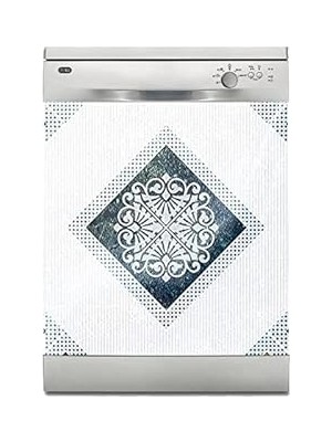 Nacario Bulaşık Makinesi Sticker Kaplama Beyaz Eşya Kaplama 3D Karo