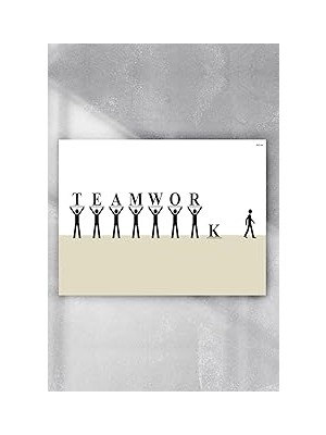 Nacario Postermanya (PSTER8690) Takım Çalışması Eğlenceli Mizahi Poster (40X60CM)