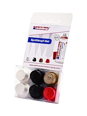 Nacario Edding 5200 N Uyumlu Blister Paket, 4 Genişlik, 6 Adet Başlık
