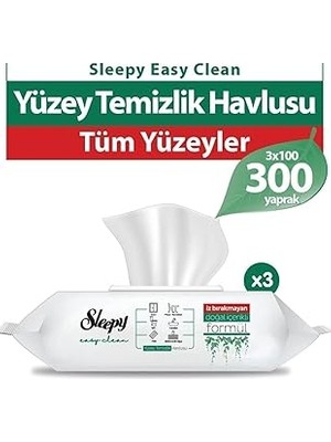 Nacario Sleepy Yüzey Temizlik Havlusu 300' Lü