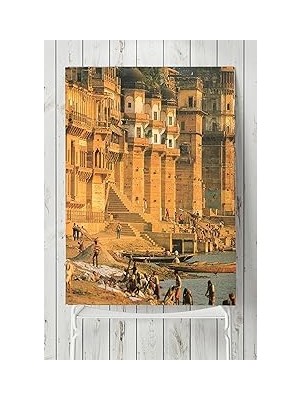 Nacario Postermanya (PSTER9254) Varanasi Kutsal Mekan Posteri (60X90CM)