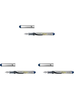 Nacario Pilot V-Pen Silver - 3lü Paket