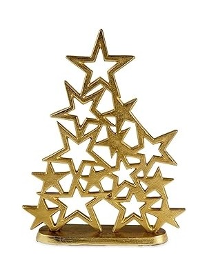 Nacario Epsilon Yıldız Ağaç Gold 24X6 cm