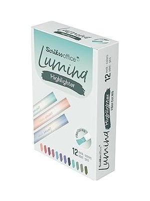 Nacario Scrikss Office Lumina Fosforlu Kalem Lotus Colour - 693U 12 Lik Amb