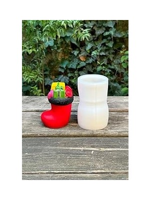 Nacario Rufus 3D Christmas Dilek Çorabı Silikon Mum Kalıbı