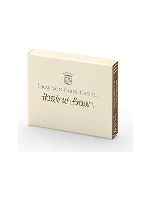 Nacario Graf Von Faber-Castell Dolma Kalem Kartuşu 6'lı Kahve