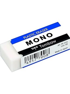Nacario Tombow Mono Silgi, 17X11X43MM, Beyaz