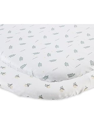 Nacario Çarşaf Bambu Set Iki Parça Baby Hug Greenery