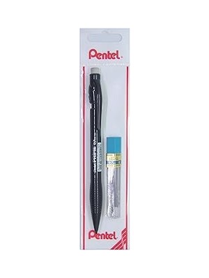 Nacario Pentel 0.7 mm Prime Plastik Gövdeli Versatil + 12'li Yedek Uç Set Si̇yah