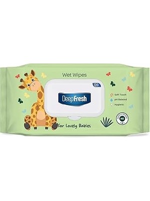 Nacario Deep Fresh Islak Mendil Lovely Babies Zürafa 120 Yaprak