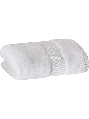 Nacario Linens Pamuk 50X85 cm Yüz Havlusu Beyaz