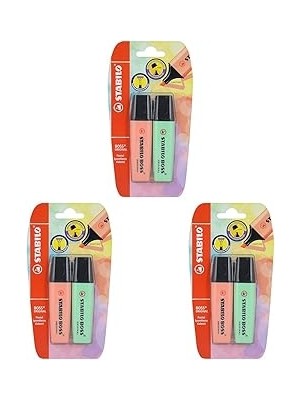 Nacario Stabilo Original Pastel 2'li Blister 3lü Paket