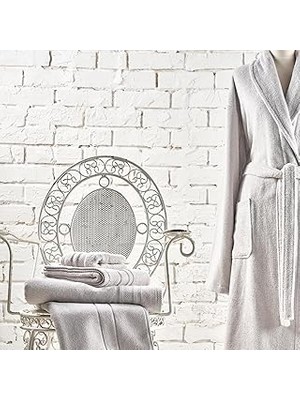 Nacario Linens Pamuk 30X45 cm El Havlusu Koyu Gri