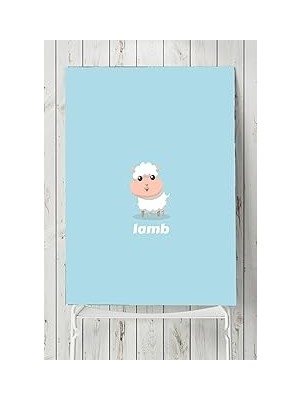 Nacario Postermanya (PSTER5828) Küçük Kuzu Çocuk Odası Poster (70X100CM)