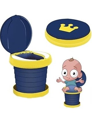 Nacario Mooiebaby's Katlanabilir Çocuk Tuvaleti Plus, Çok Fonksiyonlu Alıştırma Tuvaleti, Carry Potty, Taşı