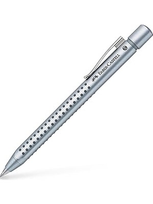Nacario Faber-Castell Mekanik Kurşun Kalem Grıp 2011, Uç Kalınlığı: 0,7 Mm, Sap Rengi: Gümüş Rengi