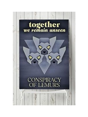 Nacario Postermanya (PSTER6027) Lemur Hayvan Posteri 50X70 cm