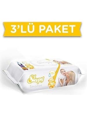 Nacario Sleepy Sensitive Islak Mendil 90 Yaprak,3 Adet