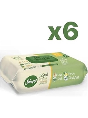 Nacario Sleepy Doğal Organik Pamuklu Temizlik Mendili 6X50