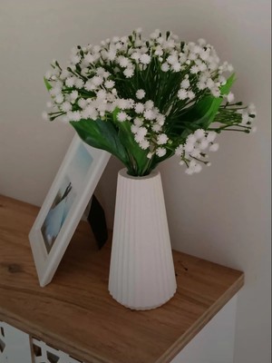 Renas Store Bohem Tarz 15 cm Orta Boy Vazo Çizgili Iskandinav Vazo Dekoratif Çiçeksiz Pinterest Hediyelik