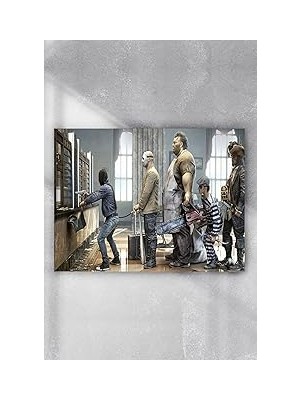 Nacario Postermanya (PSTER8453) Soygun Eğlenceli Mizahi Poster (80X115CM)