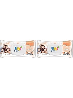 Nacario Uni Baby Aile Islak Mendil 12X90 1080 Yaprak (2 Paketi)