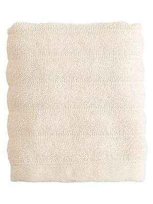 Nacario Waved Pamuk El Havlusu 30X40 cm Ekru