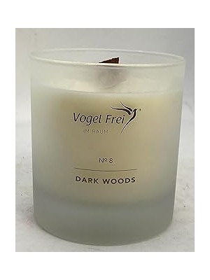 Nacario Büyük Ahşap Fi̇ti̇lli̇ Dark Woods Vegan Mum