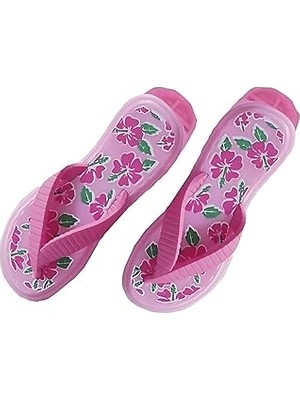 Nacario Plaj Havlu Mandalı, Pembe Çiçek Desenli, Güçlü Tutuşlu, Taşınabilir, 2'li Set