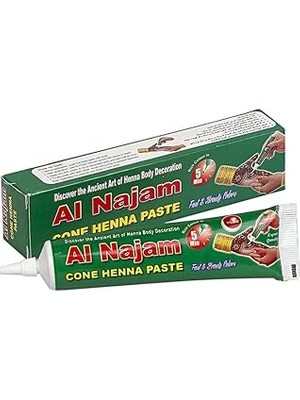 Nacario Adipa As Al Najam 6 Adet Siyah Vücut Saç Dövme Hint Kınası 6385