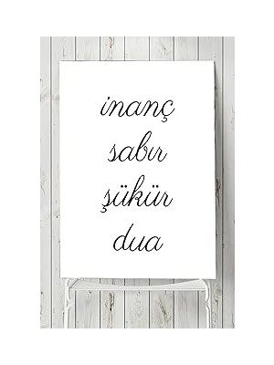 Nacario Postermanya (PSTER3879) Inanç Dini Poster (60X90CM)