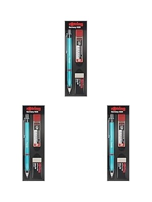 Nacario Rotring Visuclick Versatil Kalem 3’lü Okul Seti, Uçlu Kalem 0.7 Mm, 0.7 Uç 2b, Silgi Hediye -